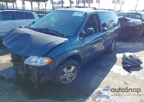 2005 Dodge Grand Caravan Sxt из США, поврежденный, VIN 2D8GP44LX5R249555